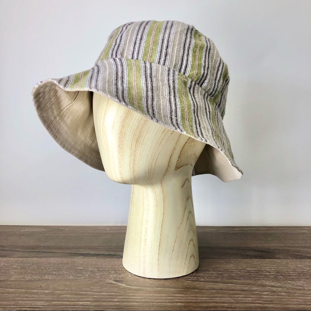 💙 2/$50 ♻️Scrap Bucket Hat | Reversible | Upcycled